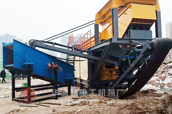 移動(dòng)對(duì)輥破碎機(jī)廠家，破碎哪些物料